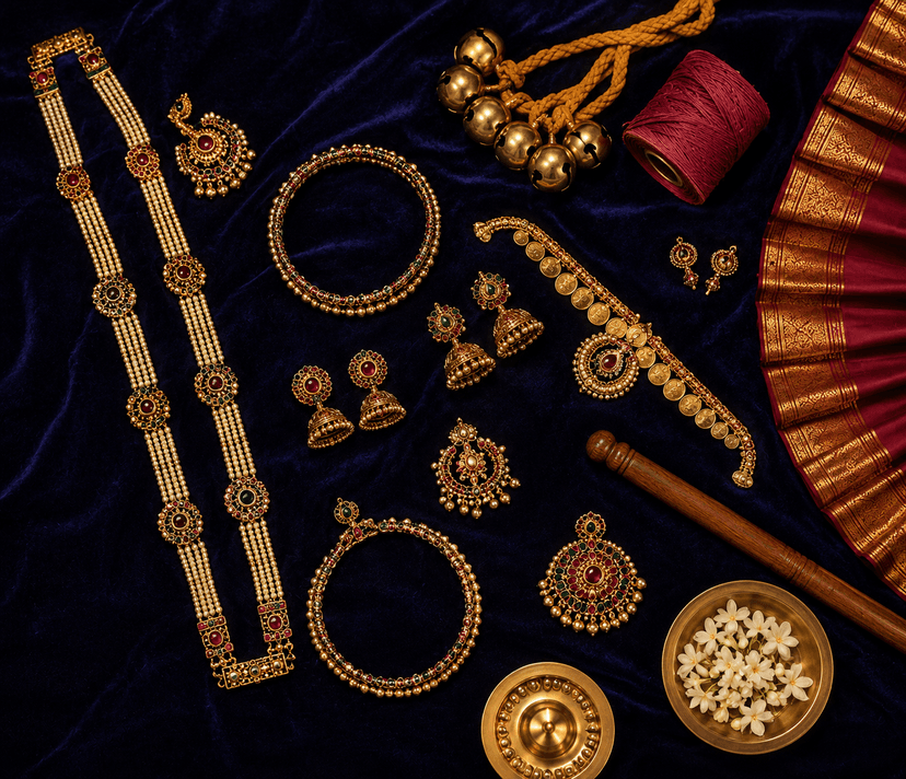 Dance Ornaments Flat Lay